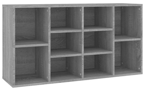 Klupa za cipele boja hrasta 103x30x55 cm konstruirano drvo - Sivi hrast sonoma