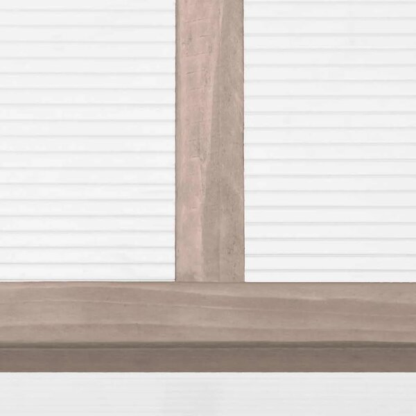 Staklenik sivi 110 x 56 x 39 cm od jelovine - Siva