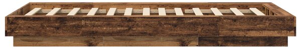 Okvir kreveta za pod Staro drvo 80 x 210 cm Konstruirano drvo - Smeđa / 80 x 210 cm