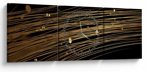 Apstraktna slika (sa satom) (90x30 cm)
