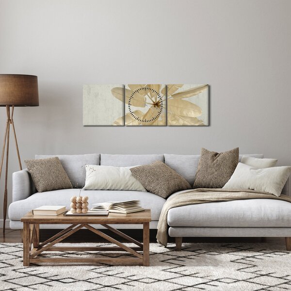 Slika guščjih pera (sa satom) (90x30 cm)