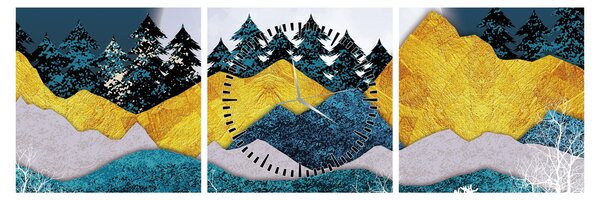 Slika - Polarni krajolik (sa satom) (90x30 cm)