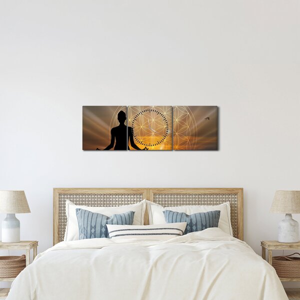 Slika meditacije (sa satom) (90x30 cm)