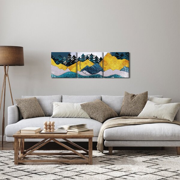 Slika - Polarni krajolik (sa satom) (90x30 cm)