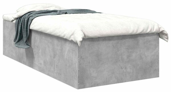 Okvir kreveta za pod Betonska siva 80 x 200 cm - Siva / 80 x 200 cm