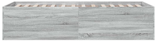 Okvir kreveta za pod Betonska siva 80 x 200 cm - Siva / 80 x 200 cm