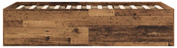 Okvir kreveta za pod Staro drvo 80 x 200 cm Konstruirano drvo - Smeđa / 80 x 200 cm