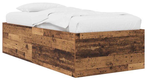Okvir kreveta za pod Staro drvo 80 x 200 cm Konstruirano drvo - Smeđa / 80 x 200 cm