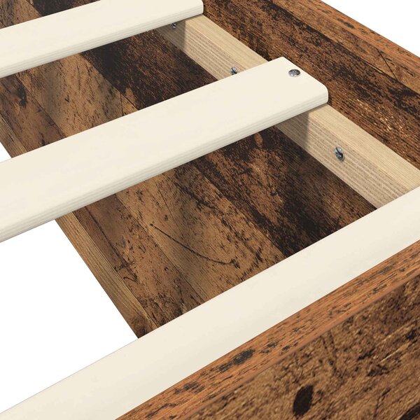 Okvir kreveta za pod Staro drvo 80 x 200 cm Konstruirano drvo - Smeđa / 80 x 200 cm