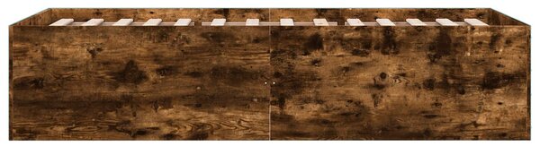 Okvir kreveta za pod Dimljeni hrast 80 x 200 cm - Smeđa / 80 x 200 cm