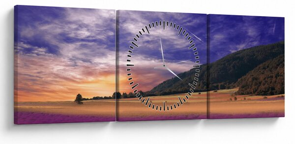 Slika livade sa lavandom (sa satom) (90x30 cm)