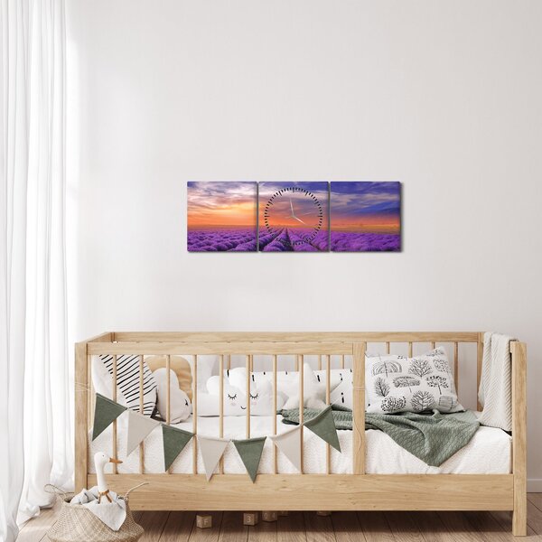 Slika polja lavande (sa satom) (90x30 cm)