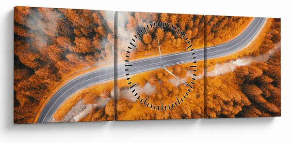 Slika - Planinski put (sa satom) (90x30 cm)