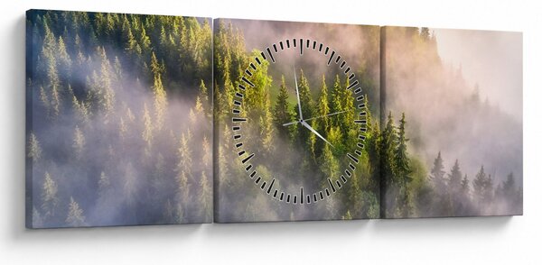 Slika planinskog krajolika (sa satom) (90x30 cm)