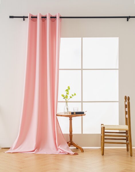 Zavjesa OXFORD LIGHT 140x250 cm, ružičasta Sistem za vješanje: Traka za nabiranje