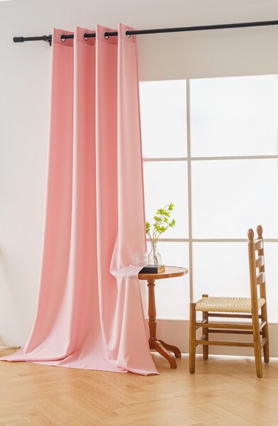 Zavjesa OXFORD LIGHT 140x250 cm, ružičasta Sistem za vješanje: Traka za nabiranje