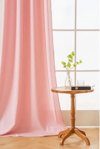 Zavjesa OXFORD LIGHT 140x250 cm, ružičasta Sistem za vješanje: Traka za nabiranje