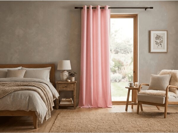Zavjesa OXFORD LIGHT 140x250 cm, ružičasta Sistem za vješanje: Traka za nabiranje