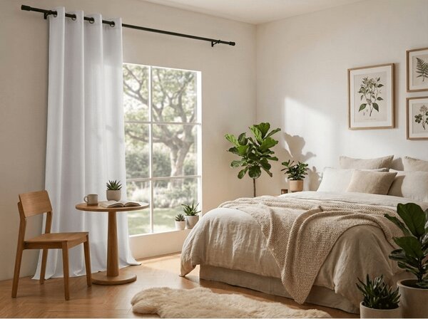 Zavjesa OXFORD LIGHT 140x250 cm, bijela Sistem za vješanje: Traka za nabiranje