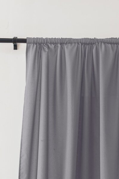Zavjesa OXFORD LIGHT 140x250 cm, svijetlosiva Sistem za vješanje: Traka za nabiranje