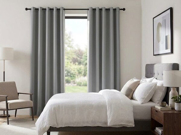 Zavjesa OXFORD LIGHT 140x250 cm, svijetlosiva Sistem za vješanje: Traka za nabiranje