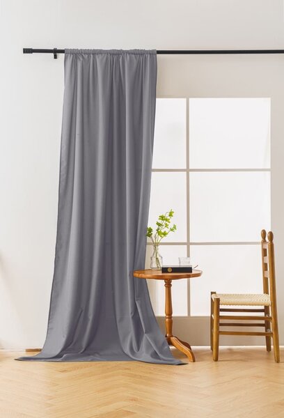 Zavjesa OXFORD LIGHT 140x250 cm, svijetlosiva Sistem za vješanje: Traka za nabiranje