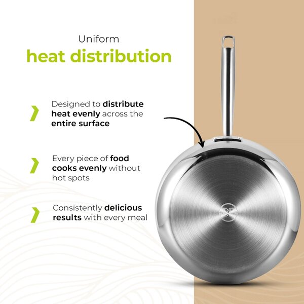 BE Living Tava Stainless Steel 20 cm nehrđajući čelik