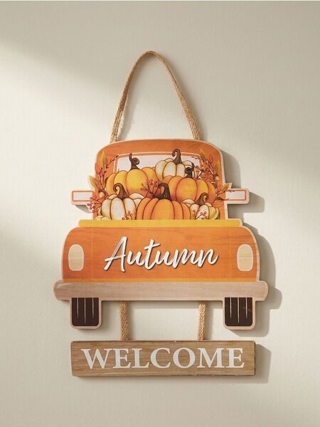 Sinsay - Zidna dekoracija – auto s natpisom „Autumn Welcome”