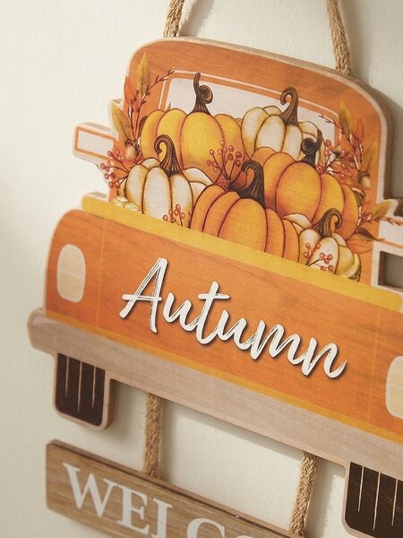 Sinsay - Zidna dekoracija – auto s natpisom „Autumn Welcome”