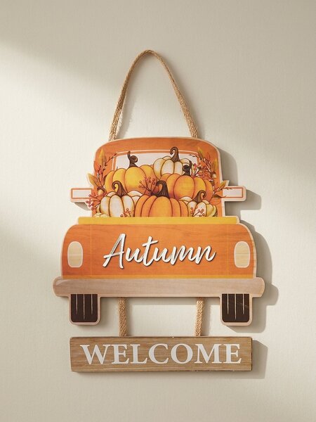 Sinsay - Zidna dekoracija – auto s natpisom „Autumn Welcome”