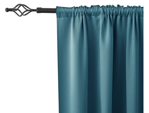 Petrol plava zavjesa OXFORD 140x250 cm Sistem za vješanje: Traka za nabiranje