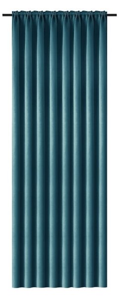 Petrol plava zavjesa OXFORD 140x250 cm Sistem za vješanje: Traka za nabiranje