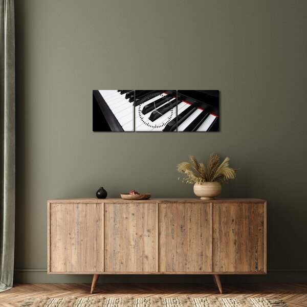 Slika klavirskih tipki (sa satom) (90x30 cm)