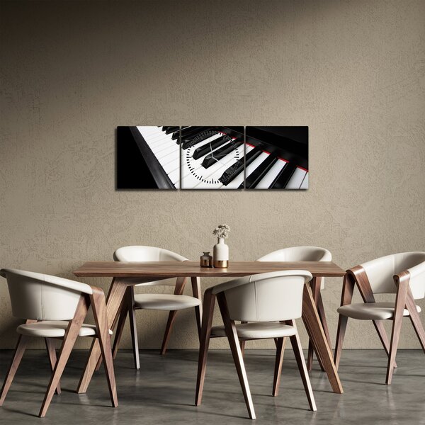 Slika klavirskih tipki (sa satom) (90x30 cm)