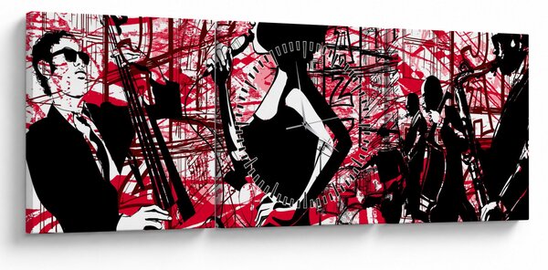 Slika - Jazz (sa satom) (90x30 cm)