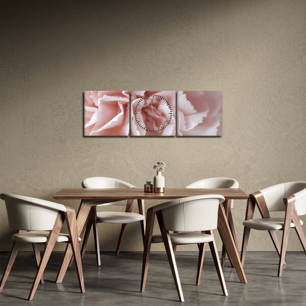 Slika - Detalj cvijeta (sa satom) (90x30 cm)