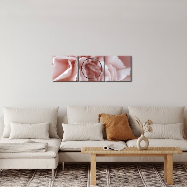 Slika - Detalj cvijeta (sa satom) (90x30 cm)