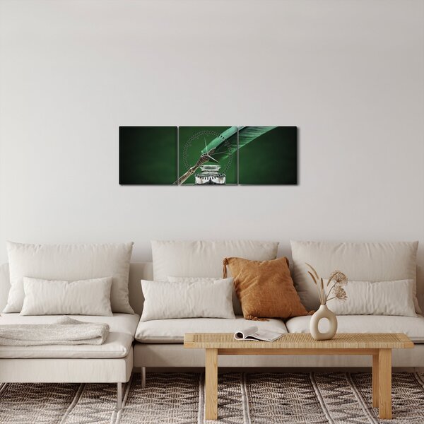 Slika pisaćeg pera (sa satom) (90x30 cm)