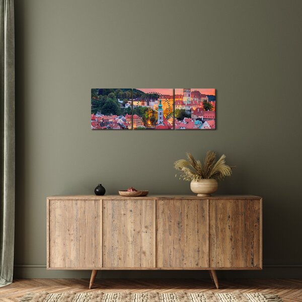 Slika - Český Krumlov (sa satom) (90x30 cm)