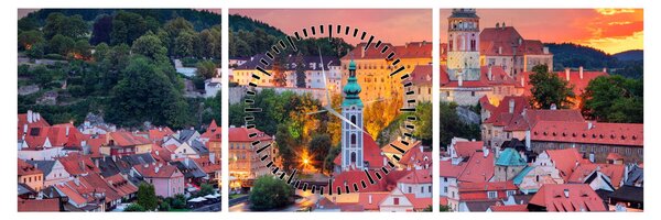 Slika - Český Krumlov (sa satom) (90x30 cm)