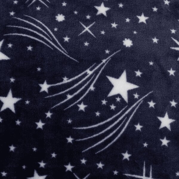 Mikropliš deka STARLIGHT, tamno plava Dimenzije: 150 x 200 cm
