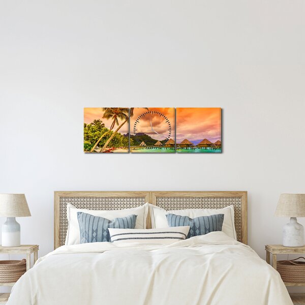 Slika - Otok Bora Bora (sa satom) (90x30 cm)