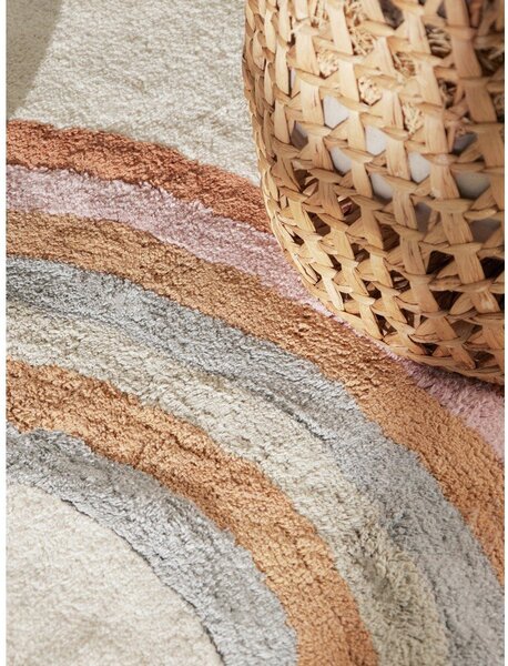 Krem periv/ručno rađen pamučan dječji tepih 140x200 cm Snuggle Petite – Hanse Home