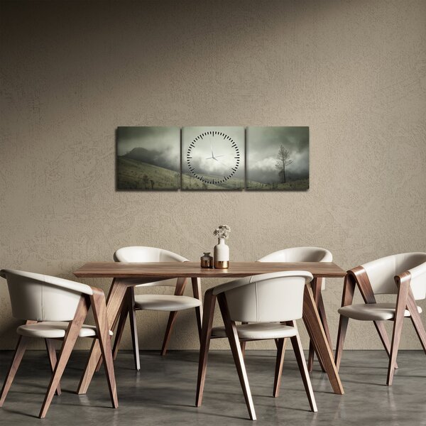 Slika - Krajolik prije oluje (sa satom) (90x30 cm)