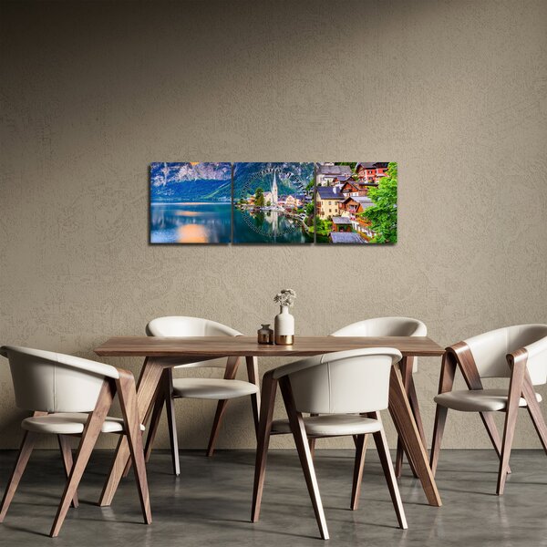 Slika - Alpsko selo (sa satom) (90x30 cm)