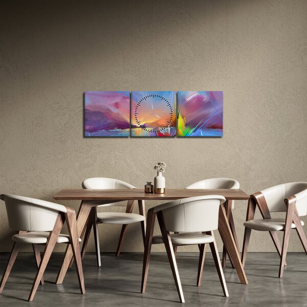 Slika - Zalazak sunca (sa satom) (90x30 cm)