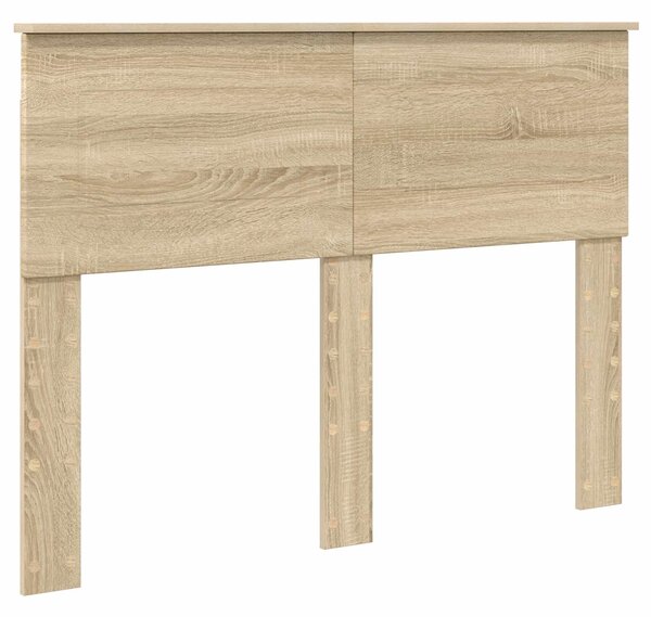 Krevet s od storage Sonoma hrast 135 x 190 cm Konstruirano drvo - Smeđa / 135 x 190 cm