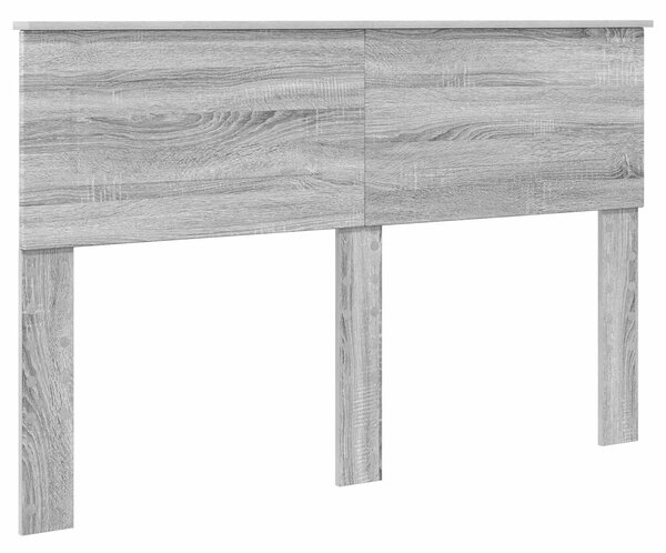 Krevet s od storage Siva Sonoma 140 x 200 cm Konstruirano drvo - Siva / 140 x 200 cm