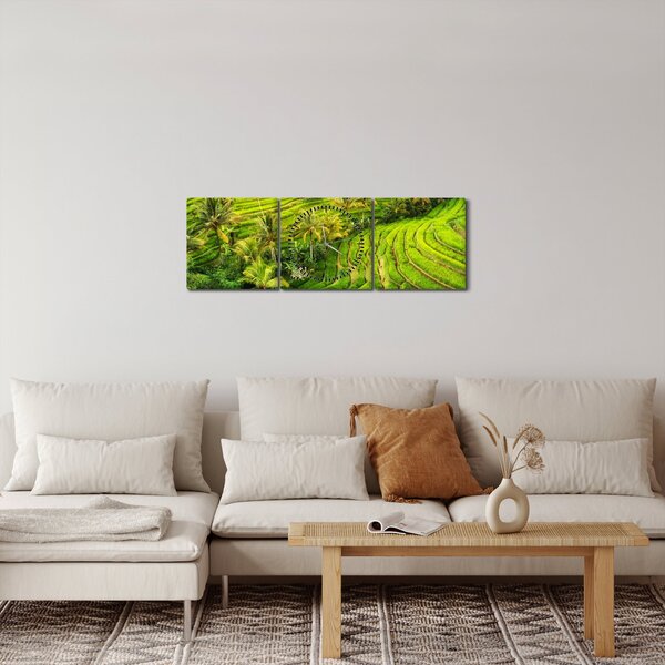 Slika - Rižine terase (sa satom) (90x30 cm)