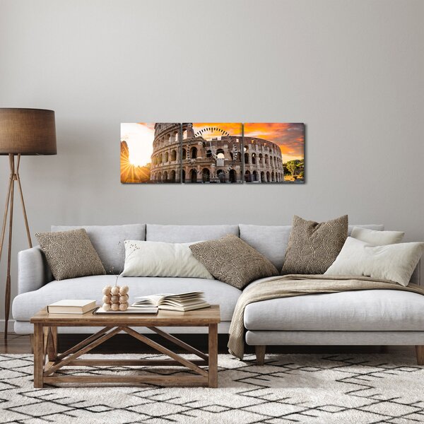 Slika - Koloseum u Rimu (sa satom) (90x30 cm)